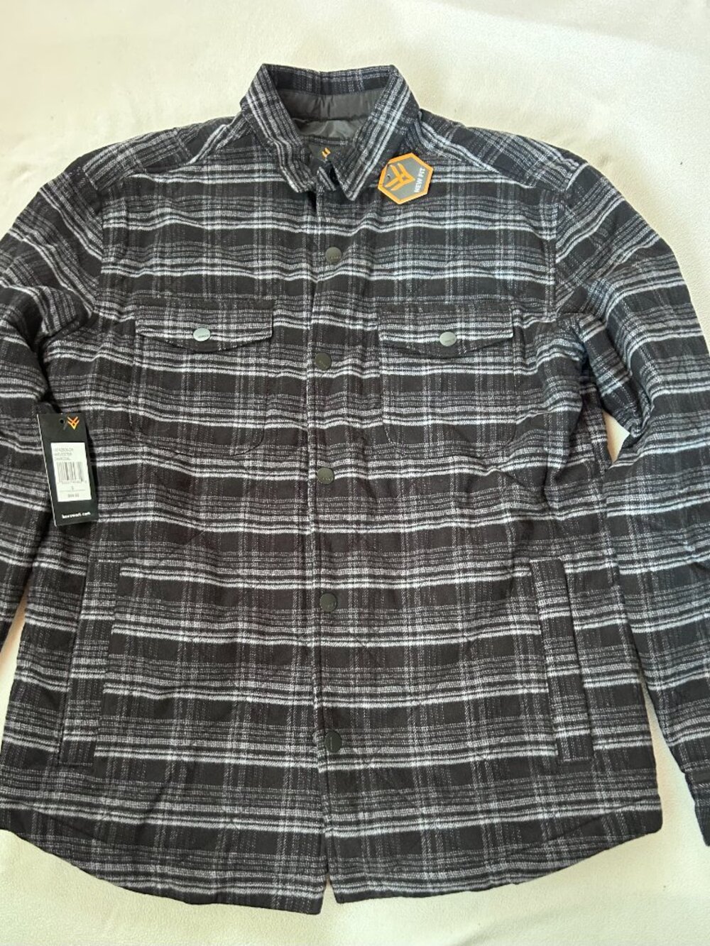 Burnside Men's Insulated Plaid Shirt Jacket (Shacket) | Size XL | NWT